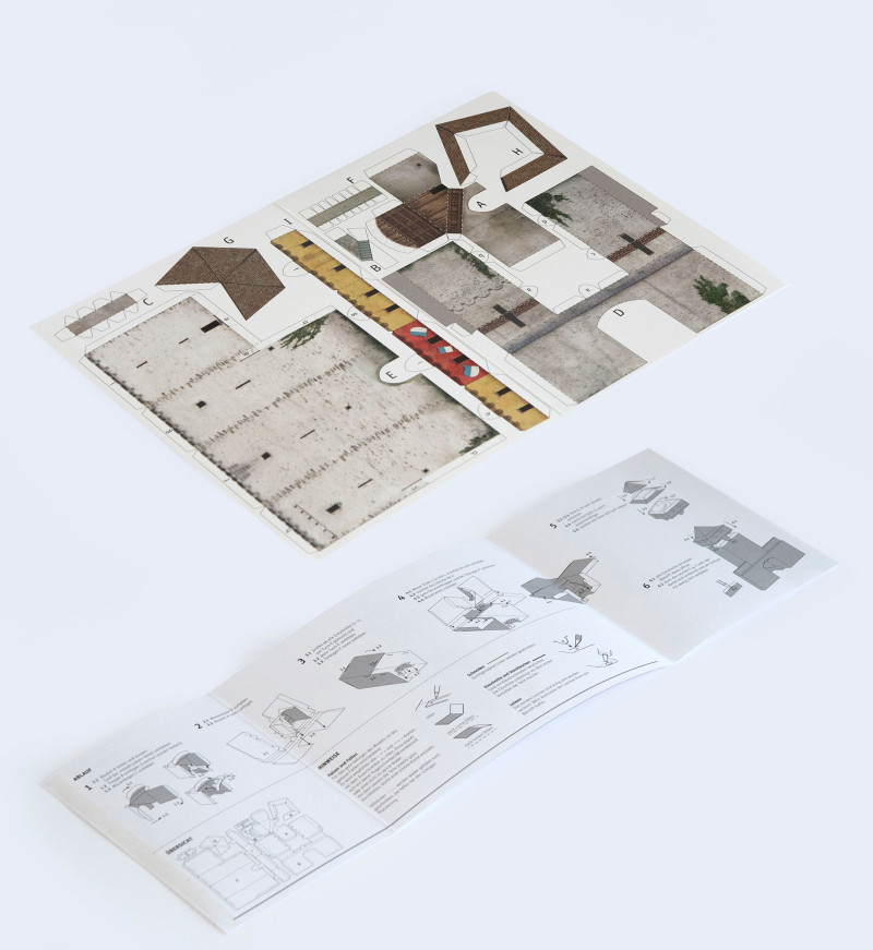 Modellbogen Schirmerturm Luzern