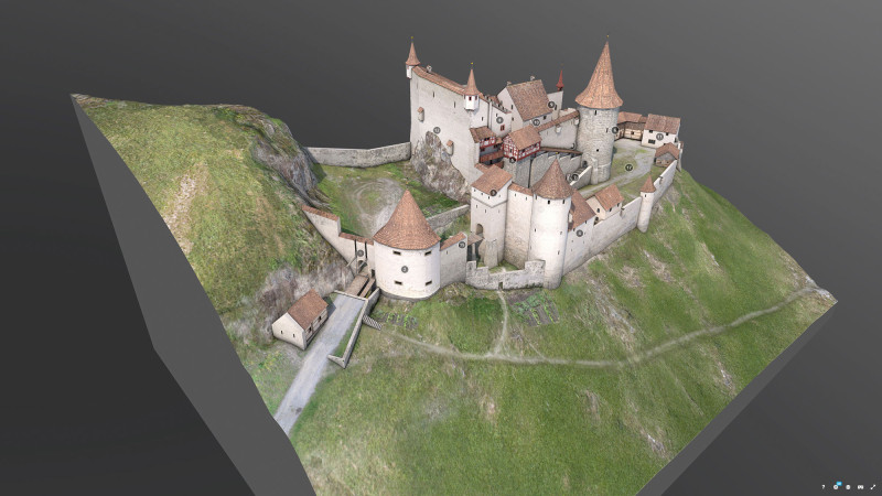 Rekonstruktion Ruine Farnsburg